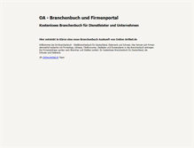 Tablet Screenshot of branchenbuch.online-artikel.de